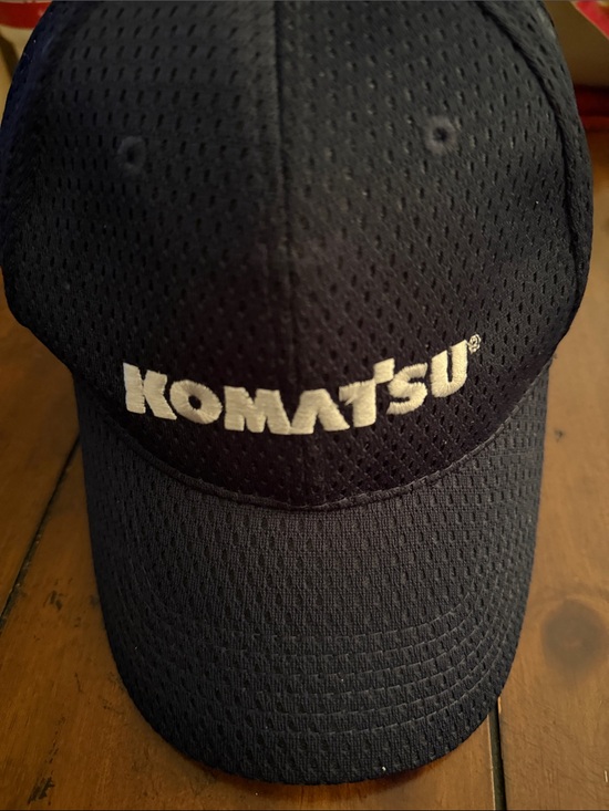 Komatsu Navy Mesh Logo Baseball Cap